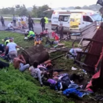 Diez migrantes muertos y 15 heridos en un accidente en el sur de México